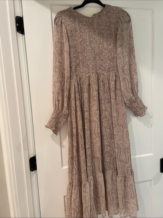 Shop Neighbor Dresses & Skirts - Elegant Paisley Long Sleeve Dress